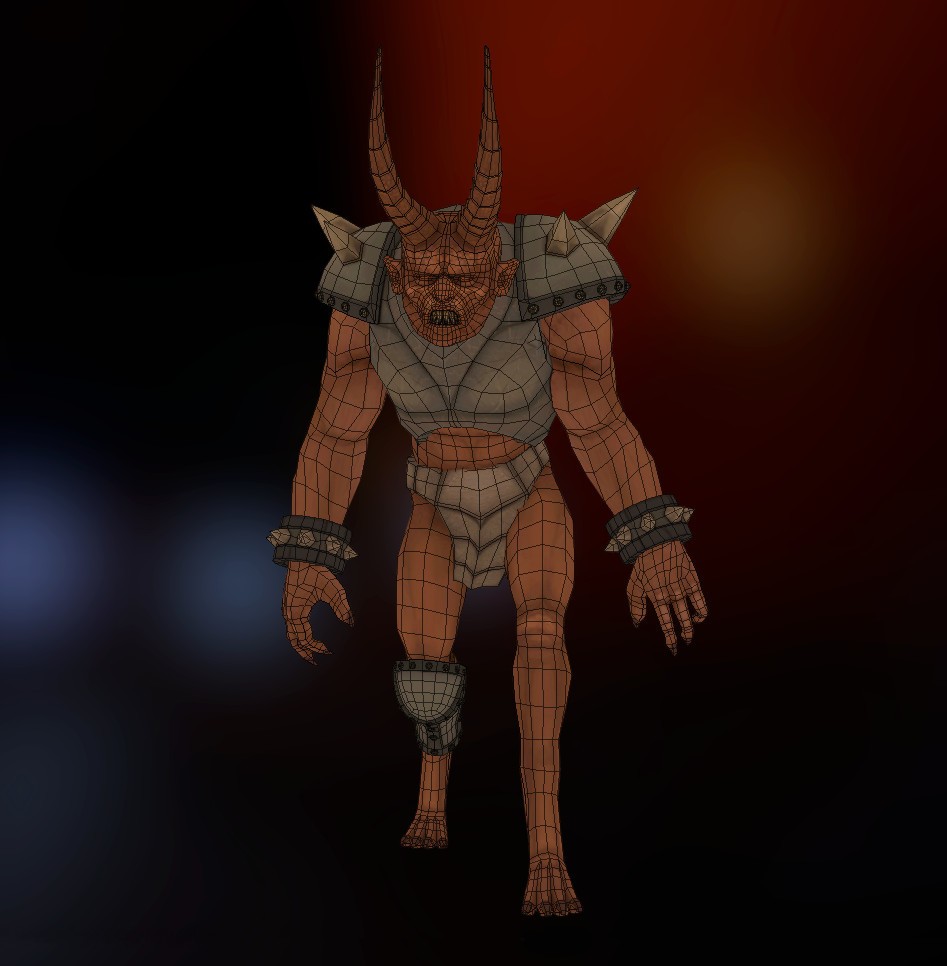 Hell Warrior character animated preview image 3